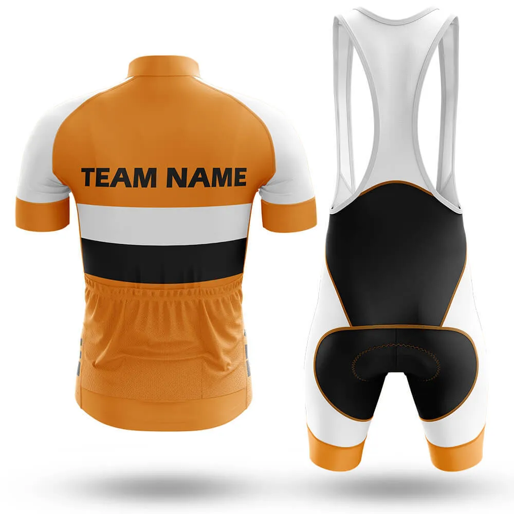 Custom Team Name M2 Orange - Men's Cycling Kit