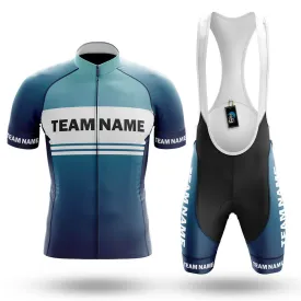 Custom Team Name S2 Blue - Men's Cycling Kit