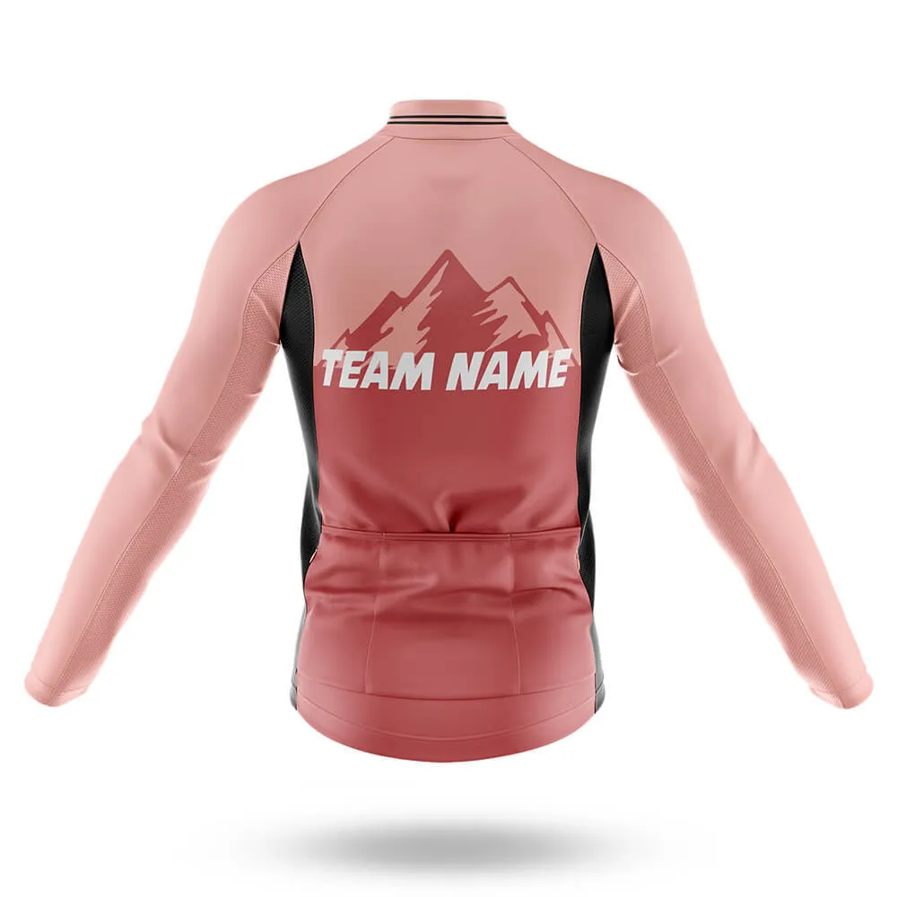 Custom Team Name V3 Pink - Men's Cycling Kit