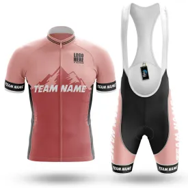 Custom Team Name V3 Pink - Men's Cycling Kit