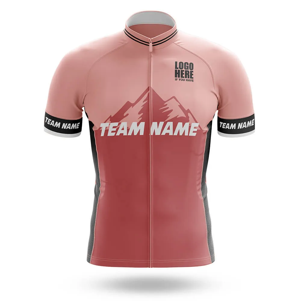 Custom Team Name V3 Pink - Men's Cycling Kit