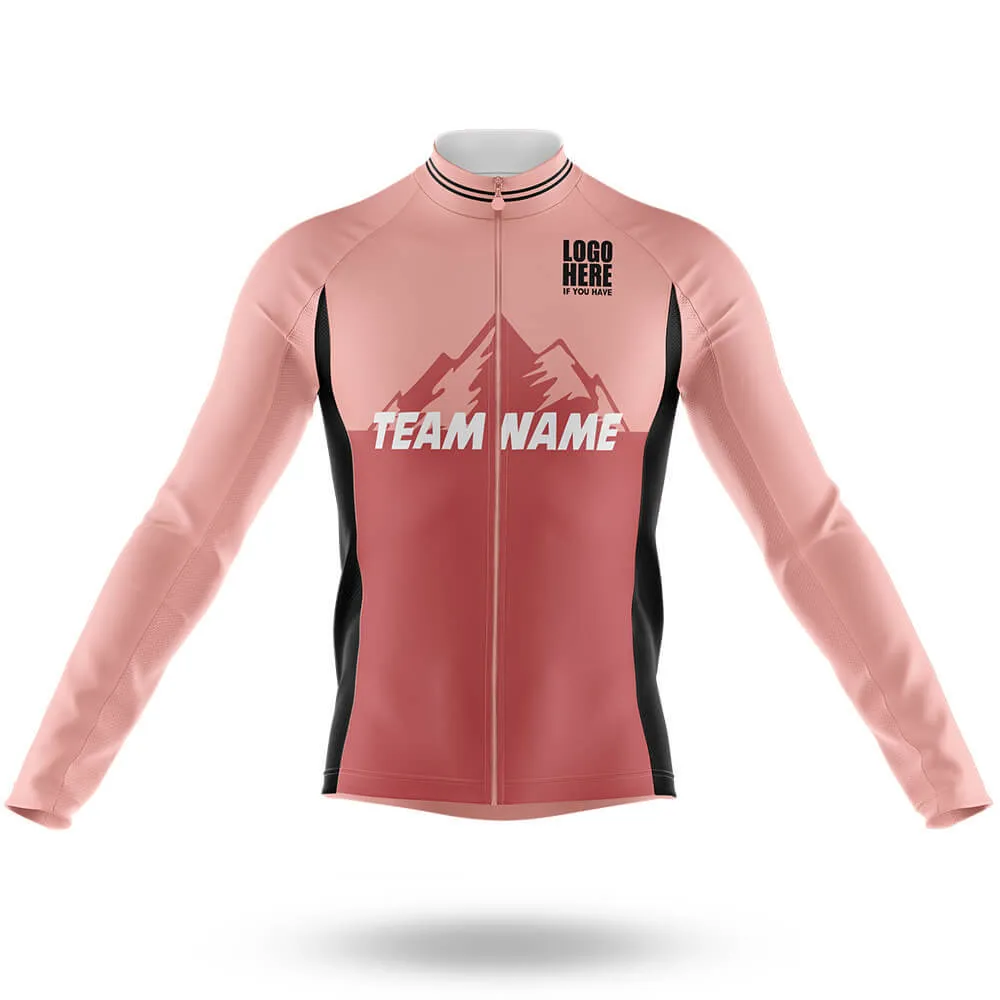 Custom Team Name V3 Pink - Men's Cycling Kit