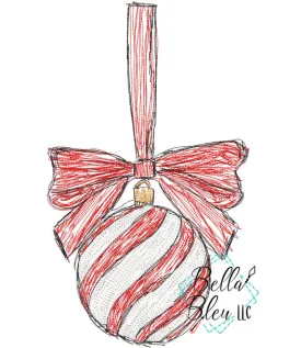 Hanging Christmas Ornament Scribble
