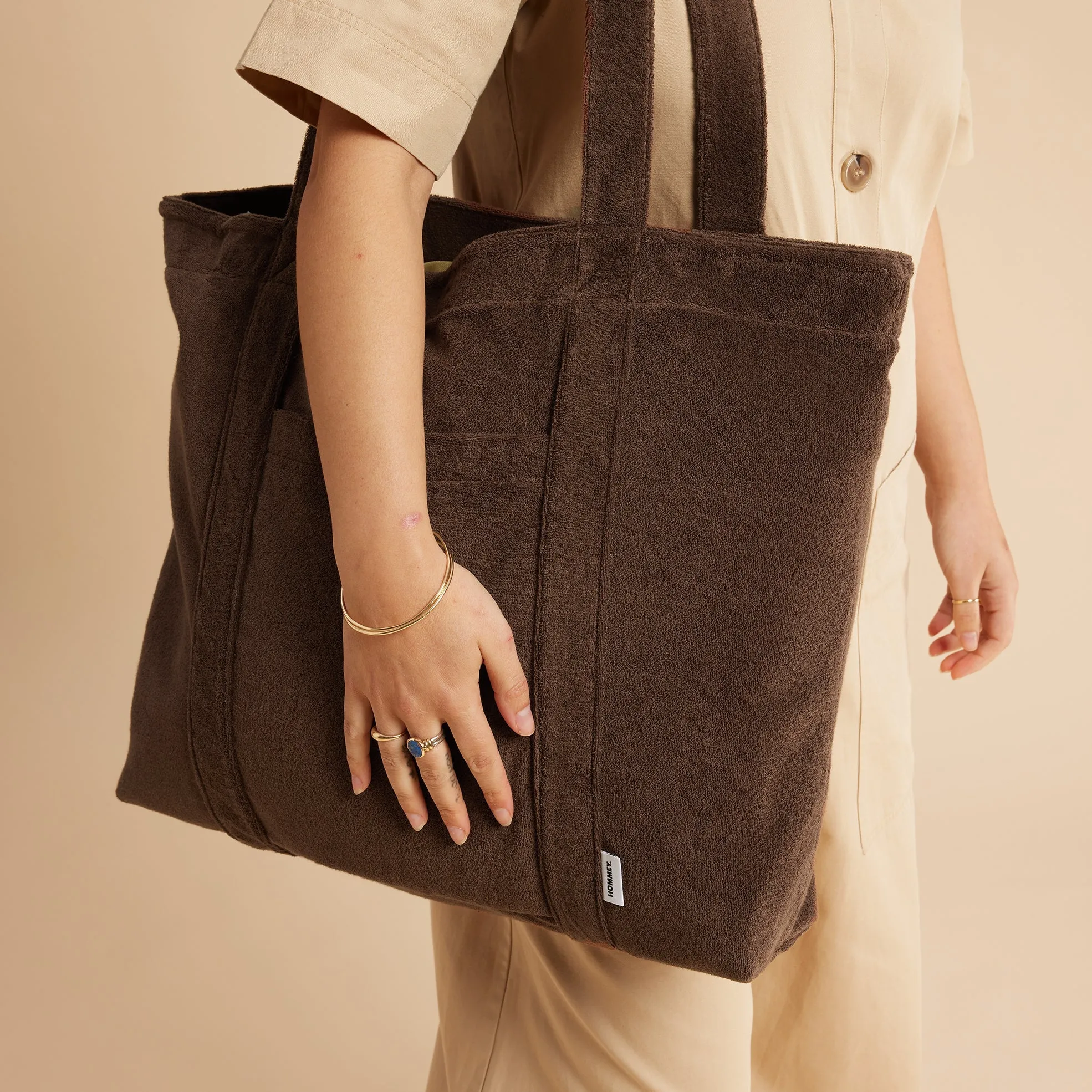 Hommey Terry Beach Bag - Cocoa