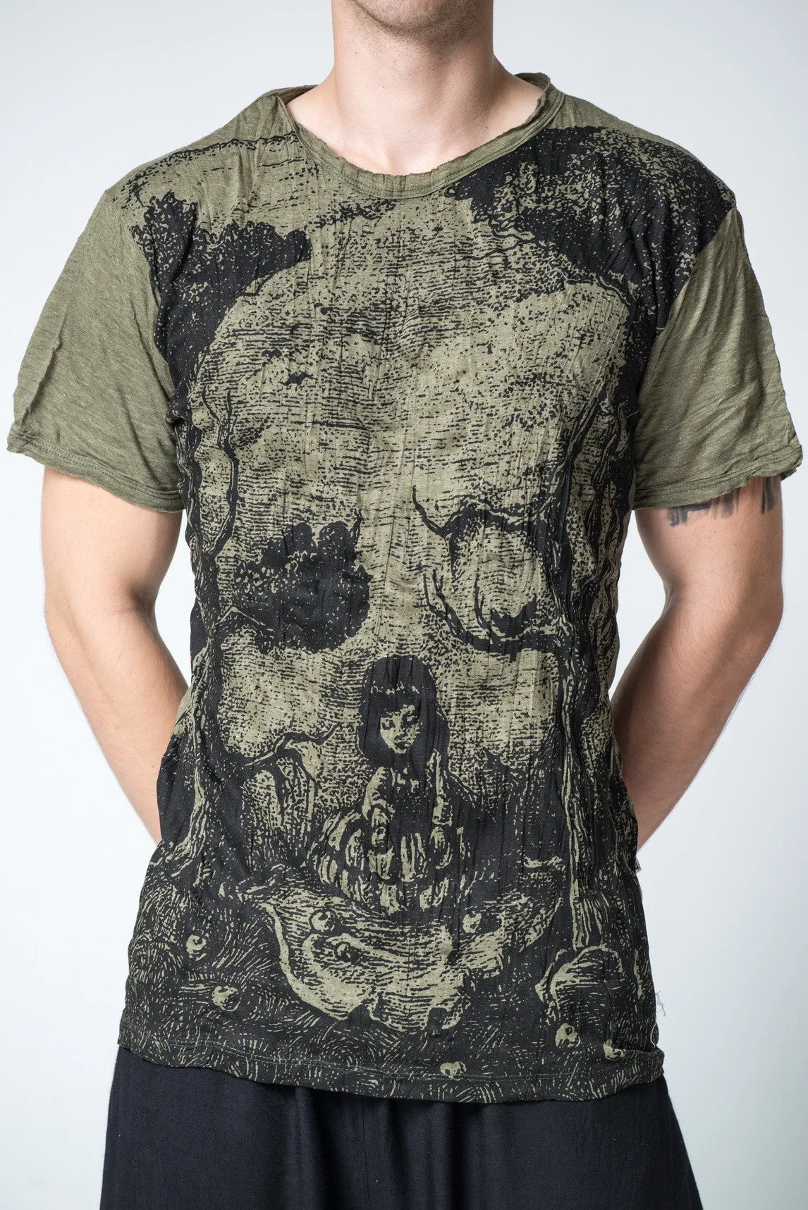 Mens Wonderland T-Shirt in Green